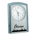 Rectangular Desk Alarm Clock with Translucent Trim